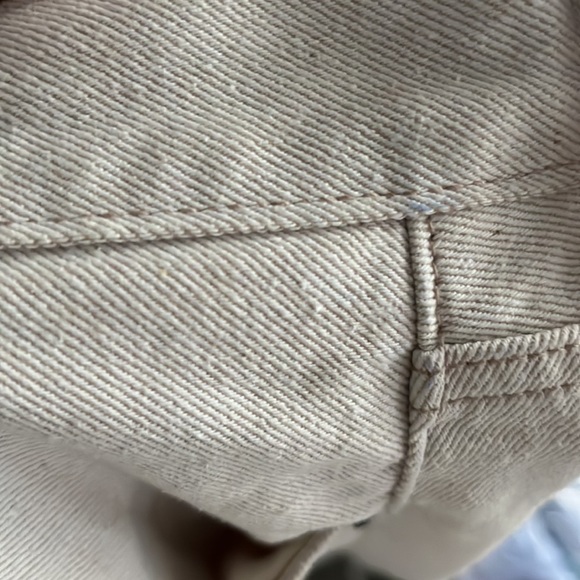 Levi’s Made & Crafted Womens Column Pant Cream Japanese Denim - Picture 13 of 13